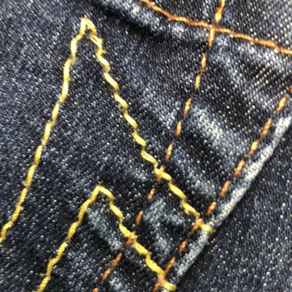 AUTHENTIC TRUE RELIGION SKINNY JEANS 26x34 MADE IN USA 🇺🇸 - Picture 13 of 14